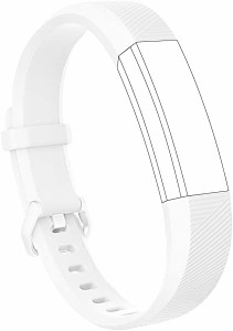 バンド for Fitbit Alta HR Fitbit Alta 交換バンド ベルト 快適な穴留め式バンド for Fitbit Alta 2016 Fitbit Alta HR 2017 (新しい白