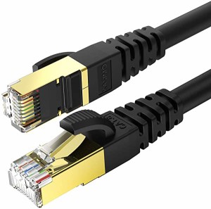 【0.25cm 超高速】 LANケーブル CAT8 カテゴリ-8 26AWG 40Gbps 2000MHz 超高速 有線ケーブル SFTP RJ45 イーサネットケーブル モデム ル