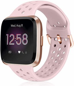 Fitbit Versa Versa 2 Lite SE バンド ベルト交換用バンド 柔らかいシリコンバンド 調整可能 多色選択 スポーツ 交換ベルド (シルト) 送