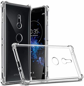 Xperia XZ2 SO-03K SOV37 702SO ケース 対応 XperiaXZ2 カバー TPU 保護ケース カバー背面 ンプロテクター シェル クバー クリア ソフト 