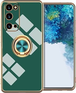 【 耐衝撃 】 Galaxy S20 ケース リング付き メッキ加工 レンズ保護 TPU ソフトケース 薄くて軽い 人気 携帯カバー Samsung Galaxy S20 6