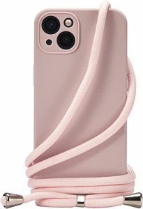 【スマホショルダー】 iPhone 13 mini ケース - iPhone 13 mini カバーネック ショルダー ストラップ付き スマホ シリコン カバー 紐付き