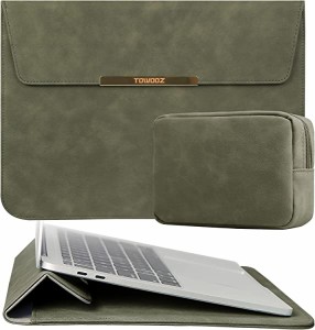 [折り畳み式]2022年新型 M2 Macbook Pro/Macbook Air ケース 13 インチ 薄型 耐衝撃 撥水 磁石設計 収納袋付き Macbook Air/Pro 13-14イ