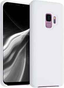 Samsung Galaxy S9 ケース TPU リキッド シリコン スマホケース カバー 耐衝撃 傷防止 サラサラ Case...(白色マット) 送料無料