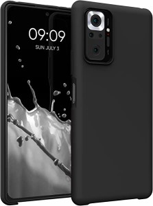 Xiaomi Redmi Note 10 Pro ケース TPU リキッド シリコン スマホケース カバー 耐衝撃 傷防止 サラサラ Case...(黒色) 送料無料