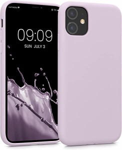 iPhone 11 ケース 極薄 衝撃吸収 TPU シリコンケース マイクロファイバー 加工...(ヌードライラック) 送料無料