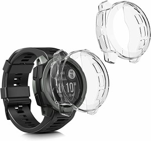 【2個セット】 Garmin Instinct 2 ケース 保護ケース 耐衝撃 全面保護 TPU 軽量 クリア 透明 透明 送料無料