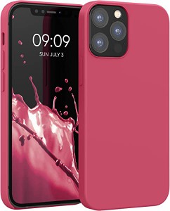 iPhone 12 12 Pro ケース TPU リキッド シリコン スマホケース カバー 耐衝撃 傷防止 サラサラ Case...(オーサムピンク) 送料無料