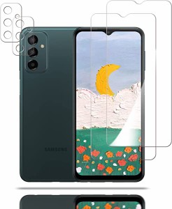 2+2枚入り Galaxy M23 5G 【2枚入り】ガラスフィルム+【2枚入り】カメラフィルム ギャラクシー M23 5G 液晶保護 フィルム 保護ガラス レ