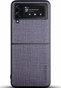 Samsung Galaxy Z Flip 4ケース 生地 パターンレザー 高級 超軽量  超薄型 黄ばみ無し レンズ保護 耐衝撃 ヒンジ 保護 スマホケース 保護