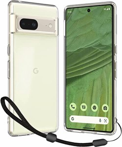 Pixel 7 ケース Google PIxel7 クリア ソフトカバー ストラップホール付 透明TPU レンズ保護 薄型 指紋防止 黄変防止 落下防止 安心保護 