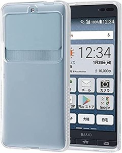 BASIO3 スマホケース KYV43/京セラ ベイシオ3 カバー TPU 超薄型 全面保護 ケース ソフト ケース クリア シリコン 透明 クリア ケース 耐