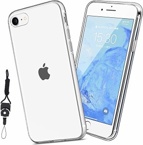 iPhone SE2 / iPhone SE3 ケース iphone se 第3世代 / 第2世代 2020 / iphone 7 / iphone 8 カバー クリア 全透明 TPU 耐衝撃 指紋防止 