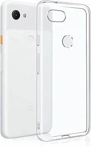 Google Pixel 3a 透明全面保護ケース ソフトケースTPU シリコン ケース 落下防止 超薄型 防指紋（ 透明） 送料無料