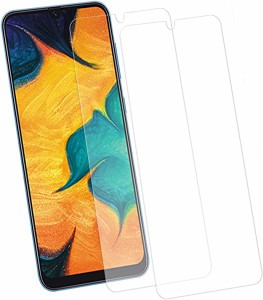 【2枚セット】 日本素材製 強化ガラス Galaxy A30 SCV43 ガラスフィルム 強化ガラス カバー 保護フィルム 送料無料