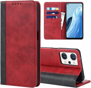 Oppo Reno7 A ケース 手帳型 Oppo Reno 7A 手帳型 Oppo Reno7A 財布型 カバー手帳 OPPOneno7a case ケース 合成皮革 内蔵マグネット カー