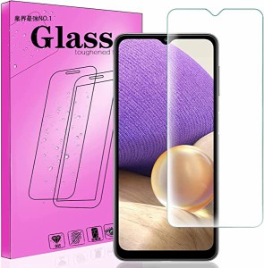 Galaxy A32 SCG08 ガラスフィルム Galaxy A32 SCG08 強化ガラ 液晶保護フィルム 9H硬度 高透過率 指紋防止 気泡ゼロ 防爆裂 スクラッチ防