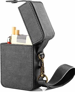 シガレットケース 革調 タバコケース 喫煙具 煙草ケース 収納ケース大容量 20本収納 小型 携帯に便利です ストレス耐性 防水 ファッショ