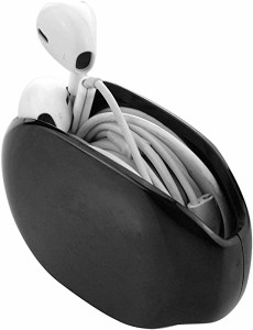 イヤホン収納 巻き取り式 密閉型インナーイヤーヘッドホン 耳掛け式イヤホン 用 イヤホンケース コード 収納