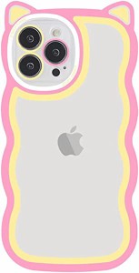 iphone13pro ケース 可愛い 猫耳 透明 韓国 スマホケース スマホカバー あいふぉん13pro ケース iphone ケース シンプル ソフトシェル 薄