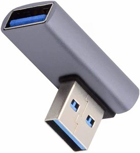 USB L字 アダプタ USB 3.1 アダプタ L字型 USB L字 変換 USB L字 延長アダプタ 10gbps 急速充電＆高速データ同期 対応 直角90度 方向変換