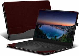 HP Envy X360 15-EDxxx 15-EExxx & ASUS VivoBook 15 F512 (X512 K512 S512 A512) 15インチ ケース PUレザー 二つ折りスタンド 保護 ノー