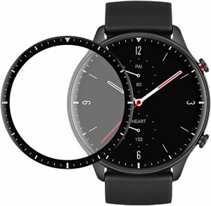 【お得なセット】  Amazfit GTR 2 フィルム Amazfit GTR2 液晶保護フィルム PMMA+PC製素材 3D 高透過率 耐衝撃 防塵 飛散防止 指紋防止 