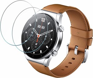 【お得なセット】  Xiaomi Watch S1 ガラスフィルム シャオミ Watch S1 液晶保護 強化ガラス フィルム 業界最高硬度9H 高透過率 耐衝撃 