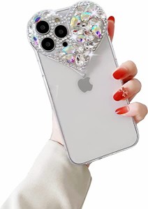 iPhone 12 Mini ケース おしゃれ 可愛い ハート デザイン キラキラ ラインストーン カメラ 保護 レディース 人気 ソフト シリコーン ケー