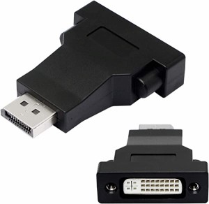 displayport dvi 変換アダプタ dp dvi 変換アダプタ displayportオスーDVIメス 変換アダプタ フルHD テレビ/モニター/プロジェクター/DVD