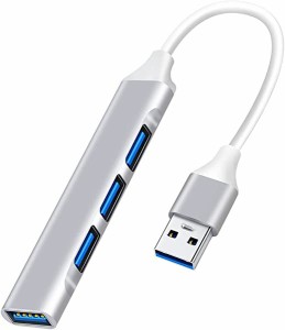 USBハブ USB3.0 1ポート USB2.0 3ポート 最大伝送速度5Gbps USB2.0/1.1との互換性あり コンピュータ USB-A ハブ 4in1 USB3.0*1 USB2.0*3 