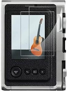 【2枚】 FUJIFILM Instax Mini Evoカメラ用 保護フィルム 旭硝子9H 気泡防止 高度透明 自動吸着 飛散防止処理 耐衝撃 防汚 保護フィルム 