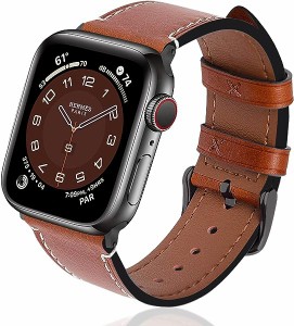 アップルウォッチ 交換 バンド ベルト レザー apple watch ベルト iwatch 革 appleウォッチ 皮ベルト38mm 40mm 41mm 42mm 44mm 45mm 腕 