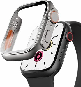 Apple Watch 4/5/6/SE/SE2 ケース 44mm 保護フィルム アップルウォッチ4/5/6/SE/SE2 PC カバー 全面保護 耐衝撃 送料無料