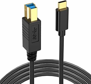 USB C Type B 変換ケーブル 1.2m OTGケーブル USB 3.1 Type C タイプCオス to USB 3.1 タイプBオスコード mac book pro オーディオインタ