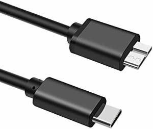 USB Type C to USB 3.0 変換ケーブル USB C 外付けhddケーブル USB Type C to USB 3.0 Micro B 3A急速充電と5Gbpsデータ転送 Macbook（Pr
