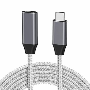 送料無料 USB Type C延長ケーブル 20cm usb-c 延長ケーブル USB 3.1 Gen 2 (10Gbps) 高速データ転送 延長コード 5A PD急速充電 アンドロ