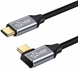 Type C to Type C ケーブル 4K 60Hz 映像出力 USB C to C ケーブル1M PD対応 100W 5A 超急速充電 USB 3.1 gen2 10Gbps 高速データ転送 タ