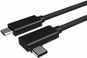 送料無料 USB Type C ケーブル L字 Type-c L型 20Gbps転送 100W急速充電 4K@60Hz映像出力 USB C 3.2 Gen2x2標準 E-Marker搭載 高耐久性 U