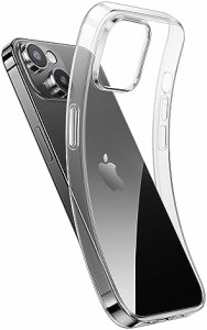 iPhone15Plus クリア ケース 透明 ソフト TPU カバー 軽量 衝撃吸収 傷つけ防止 ワイヤレス充電対応 アイフォン15 プラス対応 スマホケー