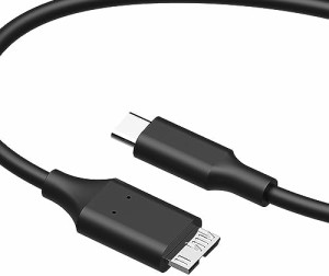 USB C to Micro B 3.0 ケーブル 10Gbps 高速データ転送 USB 3.1 マイクロB変換ケーブル 外付けHDD SSD ハードドライブ カメラ MacBook (P
