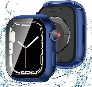 アップルウォッチ カバー Apple Watch カバー 44mm 対応 ケース PC+ガラス 一体型 スマートウォッチ 保護 ケース 対応 アップルウォッチs