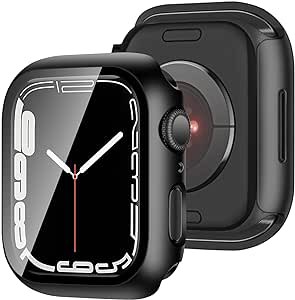 アップルウォッチ カバー Apple Watch カバー 44mm 対応 ケース PC+ガラス 一体型 スマートウォッチ 保護 ケース 対応 アップルウォッチs