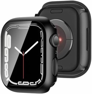 アップルウォッチ カバー Apple Watch カバー 45mm 対応 ケース PC+ガラス 一体型 スマートウォッチ 保護 ケース 対応 アップルウォッチ9