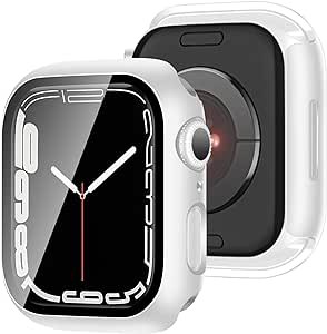アップルウォッチ カバー Apple Watch カバー 45mm 対応 ケース PC+ガラス 一体型 スマートウォッチ 保護 ケース 対応 アップルウォッチ9