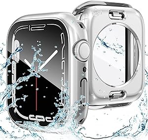 アップルウォッチ カバー Apple Watch カバー 44mm 対応 ケース 360 完全防水 AppleWatch IP68完全防水 保護 ケース 対応 アップルウォッ