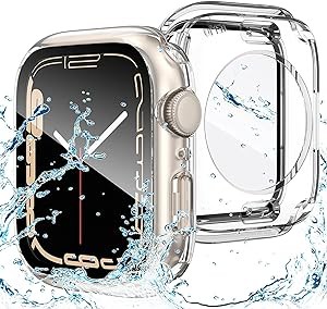 アップルウォッチ カバー Apple Watch カバー 40mm 対応 ケース 360 完全防水 AppleWatch IP68完全防水 保護 ケース 対応 アップルウォッ