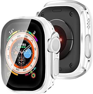 アップルウォッチ カバー Apple Watch カバー 49mm 対応 ケース ツートンカラー キラキラ メッキ 光沢 AppleWatch 保護 ケース 対応 アッ