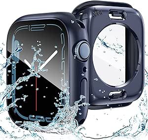 アップルウォッチ カバー Apple Watch カバー 40mm 対応 ケース 360 完全防水 AppleWatch IP68完全防水 保護 ケース 対応 アップルウォッ