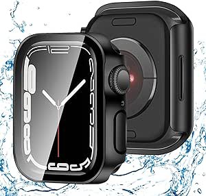 アップルウォッチ カバー Apple Watch カバー 44mm 対応 ケース 3D 直角エッジ デザイン 耐衝撃 全面保護 超薄型 スマートウォッチ 保護 